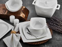 Aryıldız 60 Parça Bone Square Yemek Takımı 45001