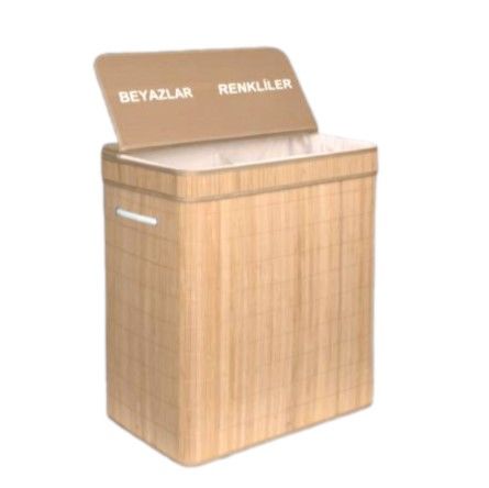 Gönül Bambu Çamaşır Sepeti G3937