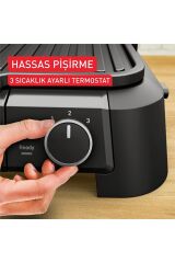 Tefal Tost Makinesi Supergirll 3 IN1 Siyah