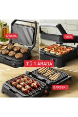 Tefal Tost Makinesi Supergirll 3 IN1 Siyah