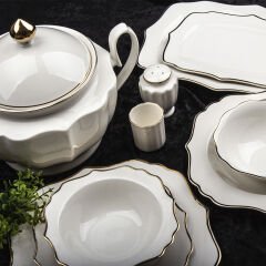 Aryıldız 60 Parça Plus Porselen Yemek Takımı 34000
