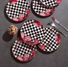 Gönül Pasta Tabak 6 Lı Rose Seramik G4224