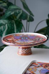 Acar Kek Fanusu Whisper At Desen Ayaklı 30 Cm RYL-07021/6