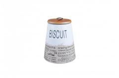 Çiftçiler Kavanoz Biscuit Ahşap Kapaklı Orta Boy 440G4839