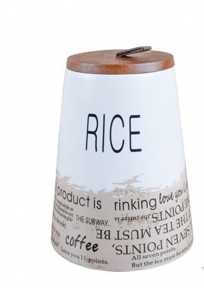 Çiftçiler Kavanoz Rice Ahşap Kapak Küçük 300G3938
