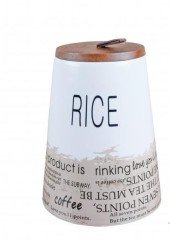 Çiftçiler Kavanoz Rice Ahşap Kapak Küçük 300G3938