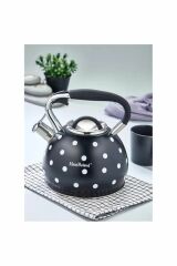 Cooker Demlik Çelik 3 Lt YK1211 Siyah