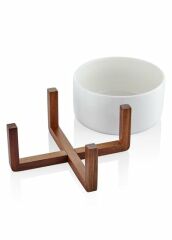 The Mia Woody Porselen Servis Ayaklı 20 cm WDY0010