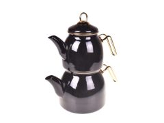 Taşev Çaydanlık Takımı Sultan Siyah T3180