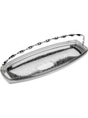 Queen Anne Tepsi Gümüş Üstten Kulplu 39X15 Cm QA 0-5991