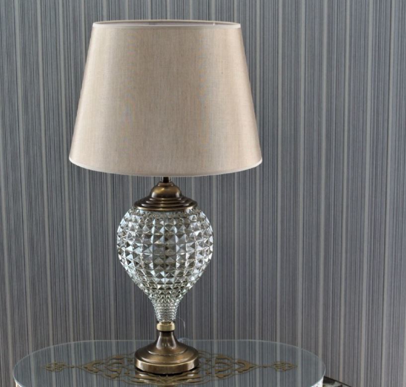 Çerçi Abajur Efsun Eskitme Füme Gold AB09