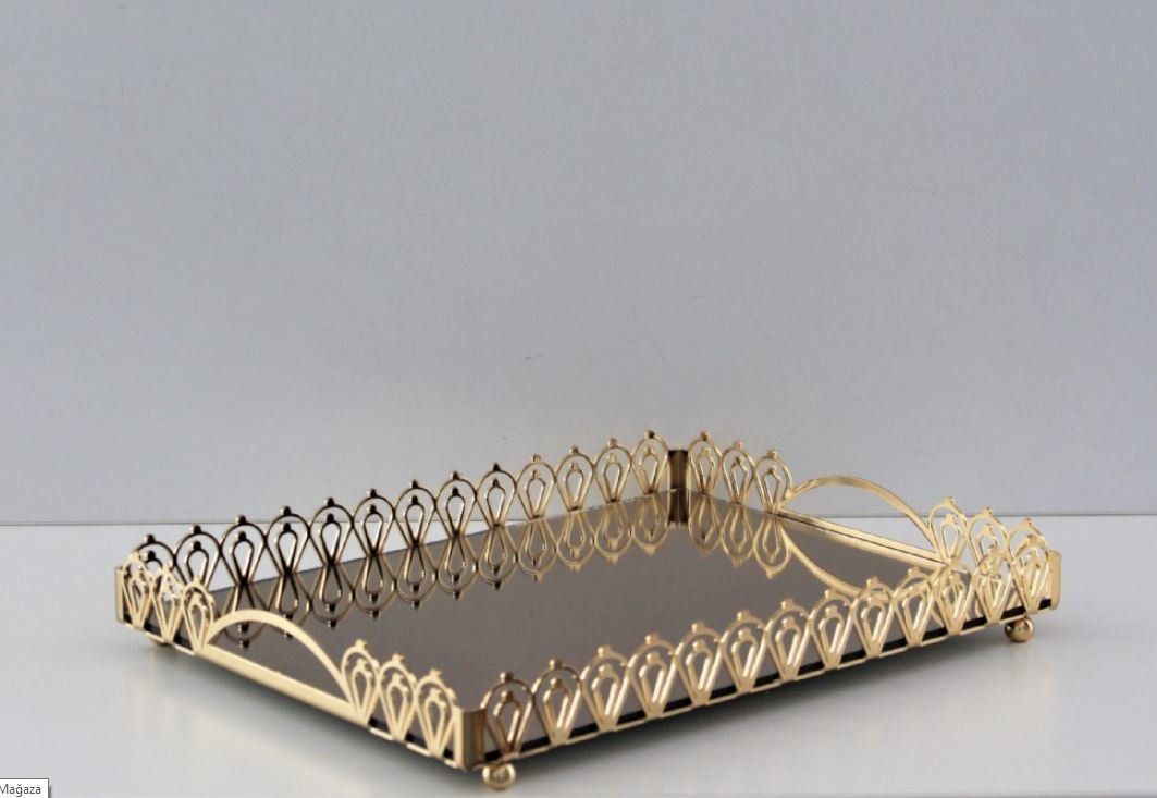 Çerçi Tepsi Damla Gold SNM48