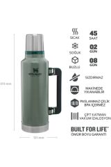 Stanley Termos 2Qt Classic Vac Btl 1,9 Lt H.Green-Eu
