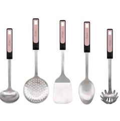 Aryıldız İnox 5 Parça Servis Seti Pudra