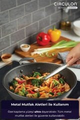Circulon 34 Cm Wok Tava D-MYR134W