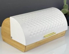 Arow Ekmek Kutusu Lüx Beyaz TR-3089
