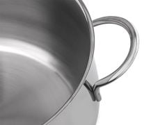 Taç Bengü Derin Çelik Tencere 18 cm 1268