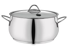 Taç Bengü Derin Çelik Tencere 18 cm 1268