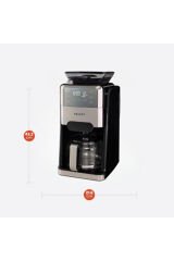 Dexart Grindbrew Öğütücülü Filtre Kahve Makibesi KC102C