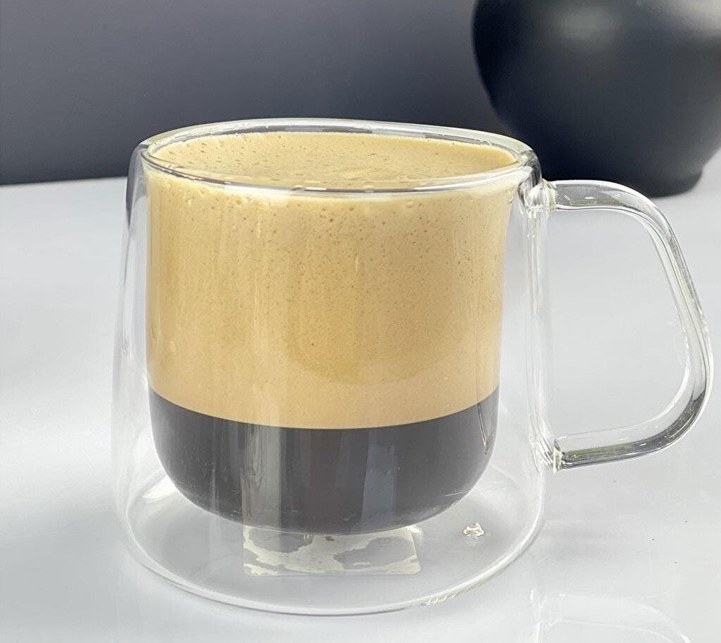 Çerçi Kupa Bardak Cam Çift Çidarlı KRD09