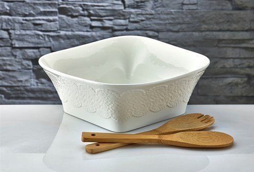 Çerçi Bambu Kaşıklı Salata Kase PJ20