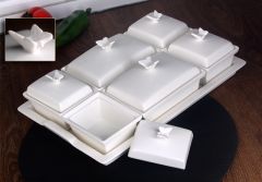 Gönül Porselen Kelebek Tutacaklı Kahvaltılık 6'lı G927