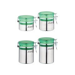 Aryıldız 30231 Saklama Kabı Kilitli 4 Lü Yeşil