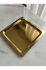 Kosova Tepsi Kare Gold 21X21 Cm EMR-0011