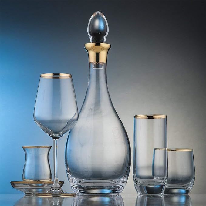 Kcd Bolero Altın Bardak Takımı 25 Parça