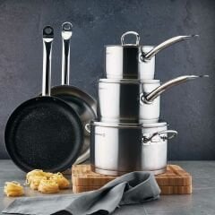 Korkmaz Proline 8 Parça Inox Tencere Seti A1147