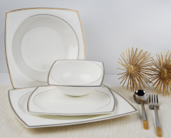 Aryıldız 60 Parça Bone Square Yemek Takımı 45006