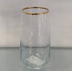 Çerçi Meşrubat Bardağı 6 Lı Yaldızlı Gold STK12-M