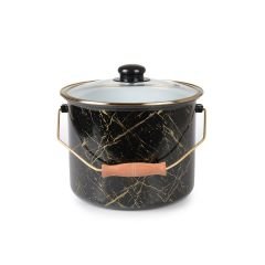 İpek 22 Cm Emaye Düz Bakraç SMY150