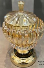 Decovien Şekerlik Cam Gold AYM4034A