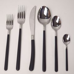 Decovien 36 Parça Çatal Kaşık Bıçak Comfrot Siyah AYM1604F K8