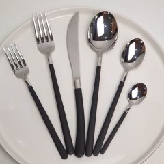 Decovien 36 Parça Çatal Kaşık Bıçak Comfrot Siyah AYM1604F K8