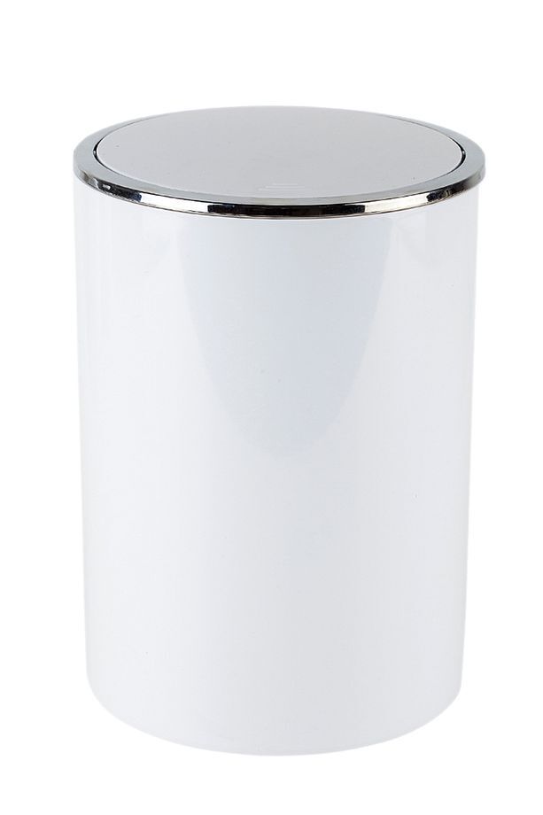 Primanova Lenox Çöp Kovası 6 Lt Beyaz M-E35-01