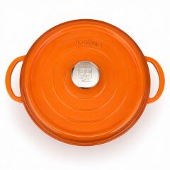 Lotus 24 Cm Yuvarlak Derin Tencere Turuncu