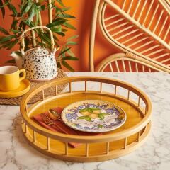 Mien Bambu Yuvarlak Tepsi MIEN-619