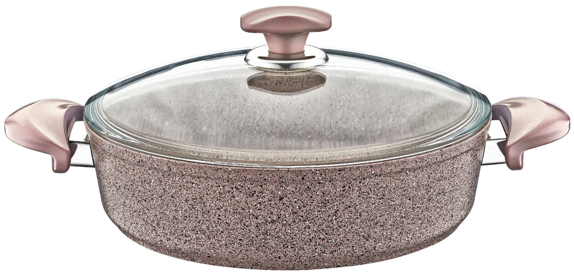 Oms Granit Kısa Tencere 30 Cm 3310