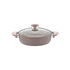Oms Granit Kısa Tencere 28 Cm 3310