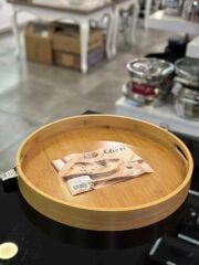 Mien Bambu Büyük Yuvarlak 40 Cm Tepsi MIEN-314