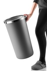 Primanova Lenox Çöp Kovası 35 Lt Gri M-E76-07