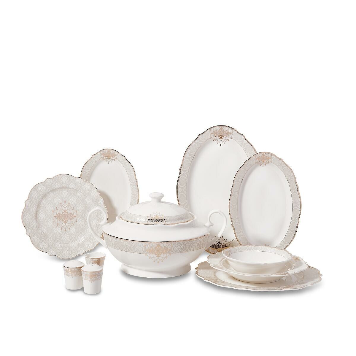 Korkmaz Eliza Coll. 60 Parça Yemek Takımı A8239
