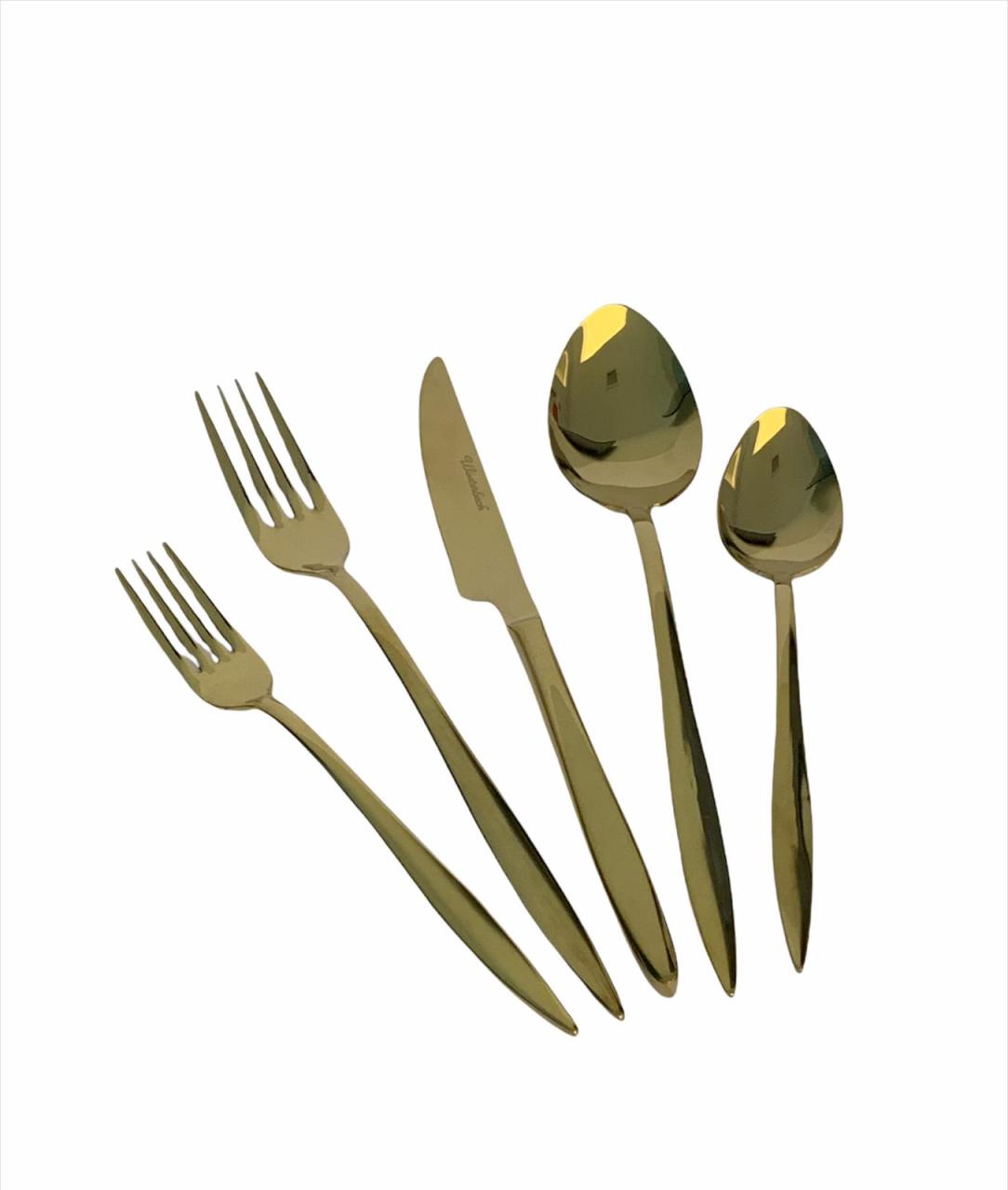 Winterbach 30 Parça Çatal Kaşık Bıçak Seti Gold