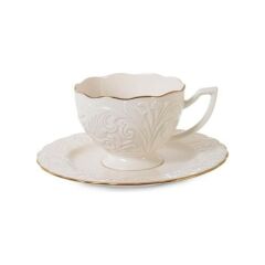 İpek Çay Fincan Takımı Altın Yaldızlı Rosen-200