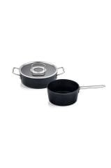 Fissler 3 Parça Adamant Tencere Seti Cam Kapak FS15612502000