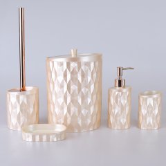 By Selim Prizma Banyo Seti İnci 5 Parça