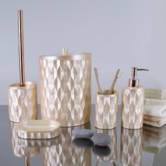 By Selim Prizma Banyo Seti İnci 5 Parça