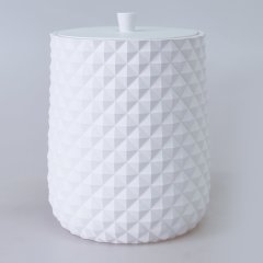 By Selim Banyo Seti Piramit Beyaz 5 Parça